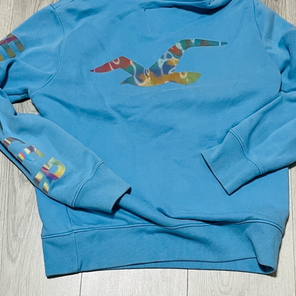 Hollister Hoodie with hologram logo Sz Medium - Picture 10 of 10